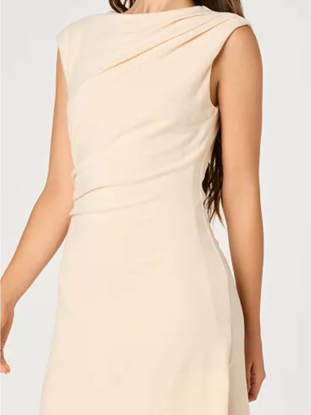ASTR The Label Buttercream Draped Sleeveless Stretch Maxi Dress – NWT - Picture 10 of 10